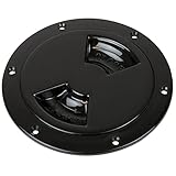 Sea Dog Line Deck Plate W/Internal Collar BLK Smoot 5 QTR TRN