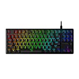 HyperX Alloy Origins Core - Tenkeyless Mechanical Gaming Keyboard, Software Controlled Light & Macro Customization, Compact Form Factor, RGB LED Backlit, Tactile HyperX Aqua Switch