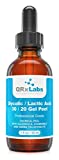 Glycolic/Lactic Acid 30/20 Gel Peel with Calendula, Chamomile and Green Tea Extracts - Professional Grade Chemical Face Peel for Acne Scars, Collagen Boost, Wrinkles, Fine Lines - AHA - 1 fl oz