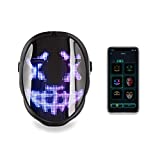 Chemion LED Light Adjustable Digital Face Changing Mask for Birthday Parties, Concerts, Receptions, and Sporting Events, Battery
