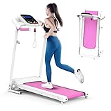 Home Foldable Treadmill with Incline, Folding Treadmill for Home Workout, Electric Walking Treadmill Machine 15 Preset or Adjustable Programs 250 LB Capacity MP3
