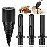 Wood Splitter Drill Bit，4PCS hex Shank firewood Drill bit,firewood Drill bit Wood Splitter. Square Handle, Round Handle and Hex Shank Models ChoosIing The Right Drill Bits for Your Electric Drill.