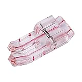 Clear View 1/4' (Quarter Inch) Patchwork Sewing Machine Quilting Presser Foot Fits All Low Shank Snap-On Singer, Brother, Babylock Elna and More Sewing Machines
