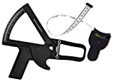 Care Touch Pro Body Fat Measure with Skinfold Caliper Set, Measuring Tape, Measurement Charts and Detailed Manual Included