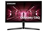SAMSUNG 24' CRG5 Curved Gaming Monitor, 144Hz, 4ms, Exclusive Gamer Settings, AMD Radeon FreeSync, Eye Saver Mode, 3000:1 Contrast Ratio, Black