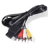 Aokin N64 AV Cable, Audio Video AV Cable Cord for Nintendo 64 N64, Super Nintendo SNES, Gamecube GC, 1.8M/6FT