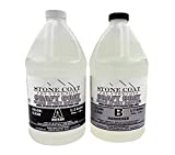 Craft Coat 1 Gallon Epoxy Kit (Stone Coat Countertops) – Learn to Use Epoxy with a Low-Cost DIY Epoxy Resin Kit! Clear and Colorable! Great for Sample Boards, Arts and Crafts, and More!