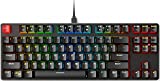 Glorious Custom Gaming Keyboard - GMMK 85% Percent TKL - USB C Wired Mechanical Keyboard - RGB Hot Swappable Switches & Keycaps - Black Metal Top Plate