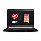 MSI GF63 Thin 9SC-068 15.6' Gaming Laptop, Thin Bezel, Intel Core i5-9300H, NVIDIA GeForce GTX1650, 8GB, 256GB NVMe NVMe SSD