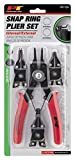 Performance Tool W1159 5-Piece Snap Ring Plier Set