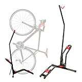 JAPUSOON Vertical Bike Rack, Independent Bicycle Floor Rack , Adjustable Upright Bike Stand for Indoor Mountain/ Road Bike Garage Storage, Saving Space-No Damage Wall, Fits Most 20''-27'' Bike.