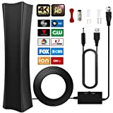TV Antenna for Smart TV 4K HDTV 360° Signal Reception with Signal Booster Free Local Channels Support All Television TV Antenna Indoor
