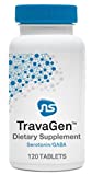 NeuroScience TravaGen - Theanine + Tryptophan Mood Supplement with Folate, Vitamin B6 + B12 - Helps Improve Mood and Reduce Stress + Anxiousness (120 Tablets)