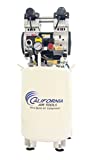 California Air Tools 10020DCAD Ultra Quiet & Oil-Free 2 hp Steel Tank Air Compressor, 10 gallon