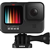 GoPro HERO9 Black - Waterproof Action Camera with Front LCD and Touch Rear Screens, 5K Ultra HD Video, 20MP Photos, 1080p Live Streaming, Webcam, Stabilization