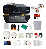 3D Vacuum Heat Press Machine Sublimation Transfer Mug Plate Tile T-Shirt Tape Printing Business