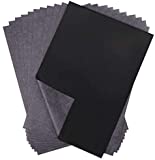 Selizo 100 Sheets Black Carbon Transfer Tracing Paper for Wood, Paper, Canvas and Other Art Surfaces (9 x 13 Inches)