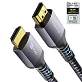 8K HDMI 2.1 Cable 6ft 48Gbps, Stouchi (Certified) Ultra High Speed HDMI Cables, 8K60Hz 4K120Hz 144Hz eARC HDCP 2.2&2.3 SBTM HDR10+ Dolby Compatible with PS5/PlayStation 5/Xbox Series X/Apple TV 4K