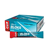 CLIF BLOKS - Energy Chews - Tropical Punch with 25 mg Caffeine- Non-GMO - Plant Based Food - Fast Fuel for Cycling and Running -Workout Snack (2.1 Ounce Packet, 18 Count) - (Assortment May Vary)