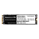 TEAMGROUP MS30 512GB with SLC Cache 3D NAND TLC M.2 2280 SATA III 6Gb/s Internal Solid State Drive SSD (Read/Write Speed up to 530/430 MB/s) Compatible with Laptop & PC Desktop TM8PS7512G0C101