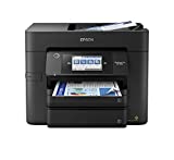 Epson Workforce Pro WF-4830 Wireless All-in-One Printer with Auto 2-Sided Print, Copy, Scan and Fax, 50-Page ADF, 500-sheet Paper Capacity, and 4.3' Color Touchscreen, Works with Alexa, Black, Large
