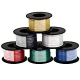 14 Gauge Wire Combo 6 Pack 12V 100'FT per Roll (600 ft Total) 14 Gauge Auto Wire Copper Clad Aluminium Low Voltage 14 Gauge Wire