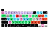 XSKN Logic Pro X English QWERTY Layout Silicone Shortcuts Keyboard Cover Skin for 2019 New MacBook Pro 16 inch A2141 2020 New MacBook Pro 13.3 inch A2251/A2289 with Touch Bar & Touch ID US Version