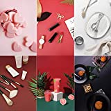 iProtech 3PCS 6Patterns Double-Sided Photography Background Paper, Waterproof Reusable 34x23in Flat Lay Photo Tabletop Backdrops for Food Jewelry Cosmetics
