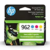 Original HP 962 Cyan, Magenta, Yellow Ink Cartridges (3-pack) | Works with HP OfficeJet 9010 Series, HP OfficeJet Pro 9010, 9020 Series | Eligible for Instant Ink | 3YP00AN