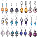 12 Pairs Drop Dangle Earrings for Women Boho Jewelry Waterdrop Earrings Set for Girls