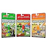 Melissa & Doug On the Go Water Wow! Reusable Color with Water Activity Pad 3-Pack, Jungle, Safari, Farm