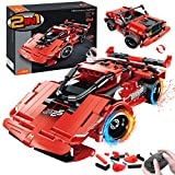 BEMITON STEM Building Remote Control Car kit for Kids 6-8 8-12 , 2 in 1 Model Car Kits, 341 Pcs Educational Engineering Construction Building Blocks Toy, Christmas Birthday Gifts for Boys and Girls