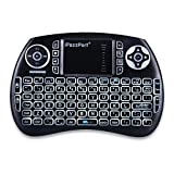 iPazzPort Mini Bluetooth Keyboard, Backlit Protable Wireless Keyboard with Touchpad for Android Smart TV/Laptop/Pad/HTPC/Raspberry Pi and PC KP-810-21BTL