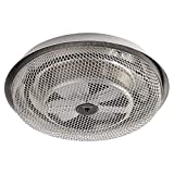 Broan-NuTone 157 Low-Profile Fan-Forced Ceiling Heater, Enclosed Sheath Element for Bathroom, Kitchen, and Home, Standard, Satin Aluminum