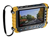 EVERSECU 5 Inch 4 in 1 CCTV Monitor Tester, AHD/TVI/CVI Coaxial HD Video Monitor Tester, Analog Video/UTP Cable Test, DC12V Output for Security Camera CCTV Tester with VGA and HDMI Input