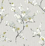 NuWallpaper NU2679 Mirei Peel & Stick Wallpaper, Grey