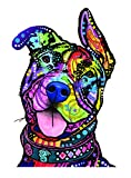 Enjoy It Dean Russo Pit Bull Car Sticker, Outdoor Rated Vinyl Sticker Decal for Windows, Bumpers, Laptops or Crafts