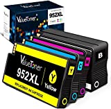 Valuetoner Remanufactured Ink Cartridges Replacement for HP 952 XL 952XL High Yield for OfficeJet Pro 8710 8720 7740 8740 7720 8715 8702 Printer (1 Black,1 Cyan,1 Magenta,1 Yellow, 4 Pack)
