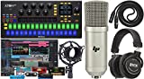 PreSonus ATOM SQ Hybrid Keyboard/Pad Production/MIDI and Performance Controller with Studio One Artist and Ableton Live Lite DAW Recording Software and Professional Studio Microphone Kit
