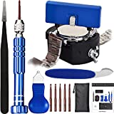 EasyTime Watch Repair Kit- Professional Watch Battery Replacement Tool Kit, Suitable for Watch Back Removal with Watch Back Remover Tools, including Watch Opener, Adjustable case opener