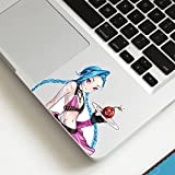 BLKUOPAR 5.1'' League of Legends Car Bumper Stickers Jinx Game Cartoon Vinyl Decals Anime Decoration for Laptop Window Skateboard