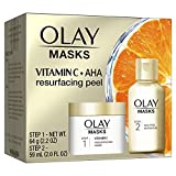 Olay Vitamin C Face Mask Kit, Exfoliator Kit with Mask, Silica, & Exfoliating Aha Peel 4.2 Fl Oz