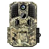 Trail Camera 30MP 1920P FHD, Hunting Game Camera 0.2s Trigger Time 3 Infrared Sensors ,Deer Camera with 120° 80ft Motion Activated IP66 Waterproof for Outdoor Wildlife Monitoring Home Security, 2” LCD