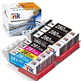 St@r ink Compatible Ink Cartridge Replacement for Canon 280 281 XXL PGI-280XXL CLI-281XXL for Pixma TR8620 TR8520 TR8620a TR7520 TS6320 TS6120 TS6220 TS8320 TS9120 TS8220 Printer, 7 Packs