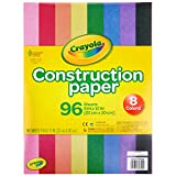 Crayola Construction Paper 9' x 12' Pad, 8 Classic Colors (96 Sheets), Great For Classrooms & School Projects, Colors may vary