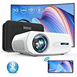 ONOAYO 5G WiFi Outdoor Projector, 10000L 380 ASIN LM FHD Native 1080P Bluetooth Mini Projector 4K Supported, 4D Keystone & Zoom Full Sealed Optical/LCD/LED/Home/Movie Portable Projector for Phone, PC