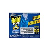 Raid Max Fogger, Insect Killer for Mosquito, Ant, Roach, Spider, Flea, For Indoor Use, 2.1 oz, 3 Count
