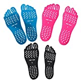 Stick on Barefoot Pad Sticker for Water Sport, Surfing, Swimming and Yoga (Large)