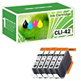 Limeink 5 Black Compatible High Yield Ink Cartridges Replacement for CLI-42 for Canon PIXMA PRO-100 100 100S CLI 42 Pro100