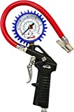 EPAuto Heavy Duty 120 PSI Tire Inflator Gauge with Hose and Quick Connect Plug
